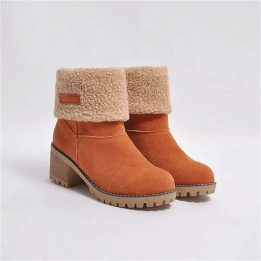 Boots for Women | Faux Shearling Cuff Ankle Style