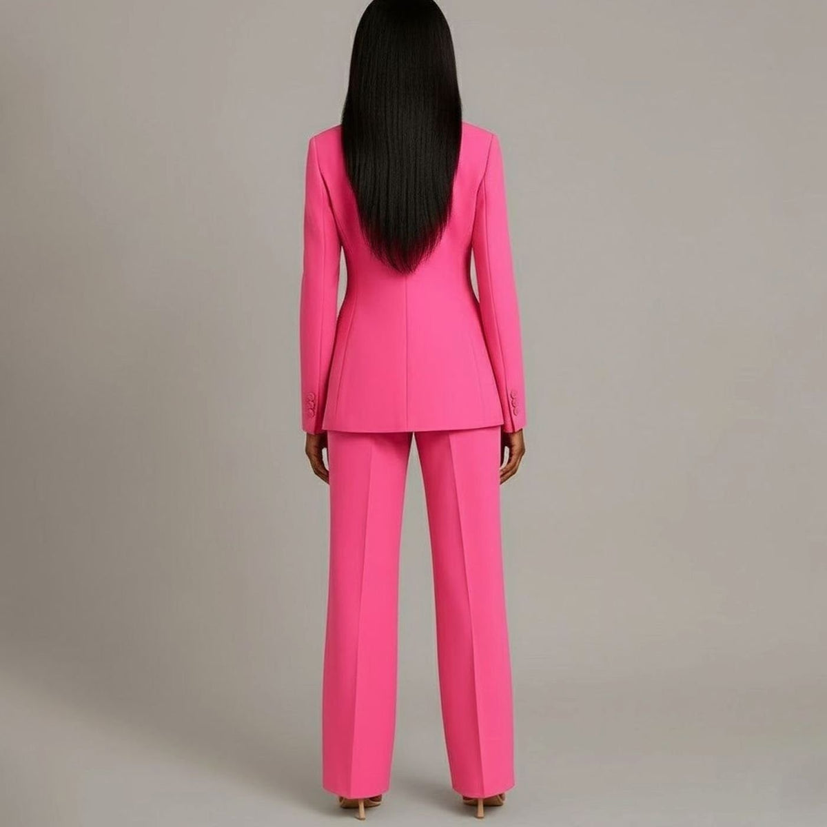 Emerson | Women's Tailored Single-Button Blazer Pants Suit Set
