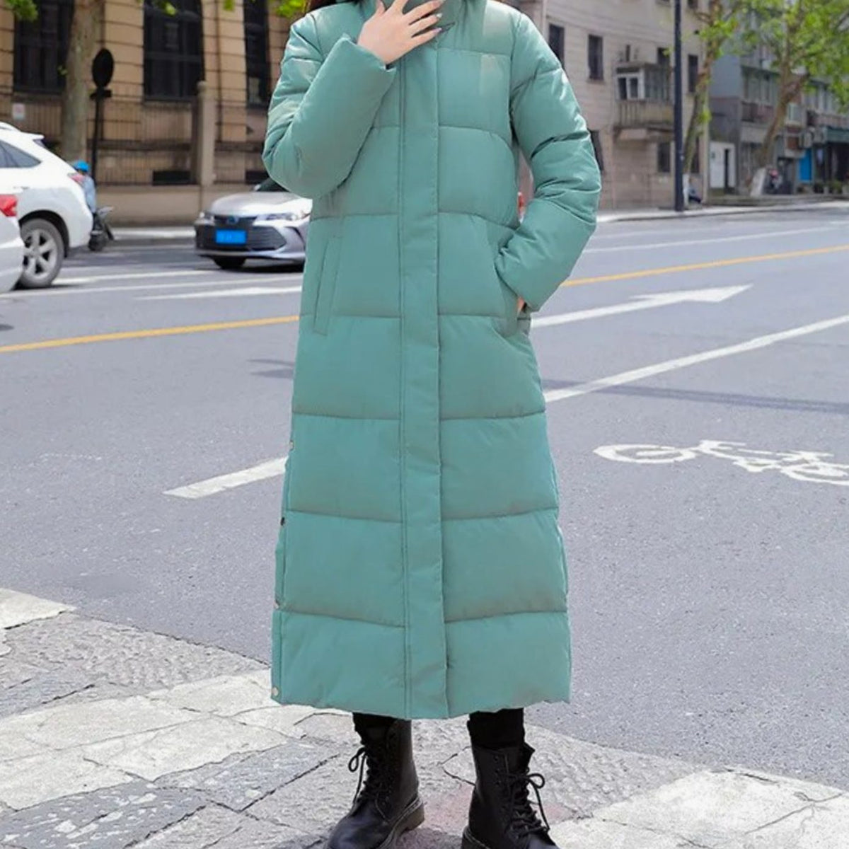 Kendra | Women's Long Quilted Padded Puffer Winter Coat