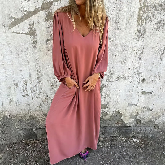 Women’s Dress | Maxi V-Neck with Pocket