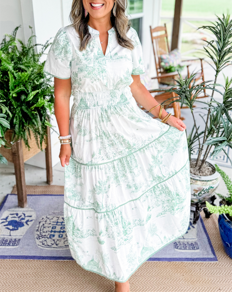 Women’s Dress | Classic Toile Maxi