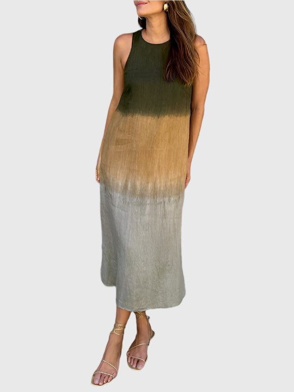 Women’s Dress | Sleeveless Ombre Midi