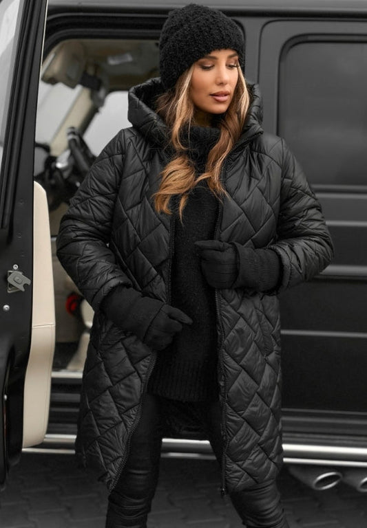 Women's Jacket | Stitched Diamond Panels