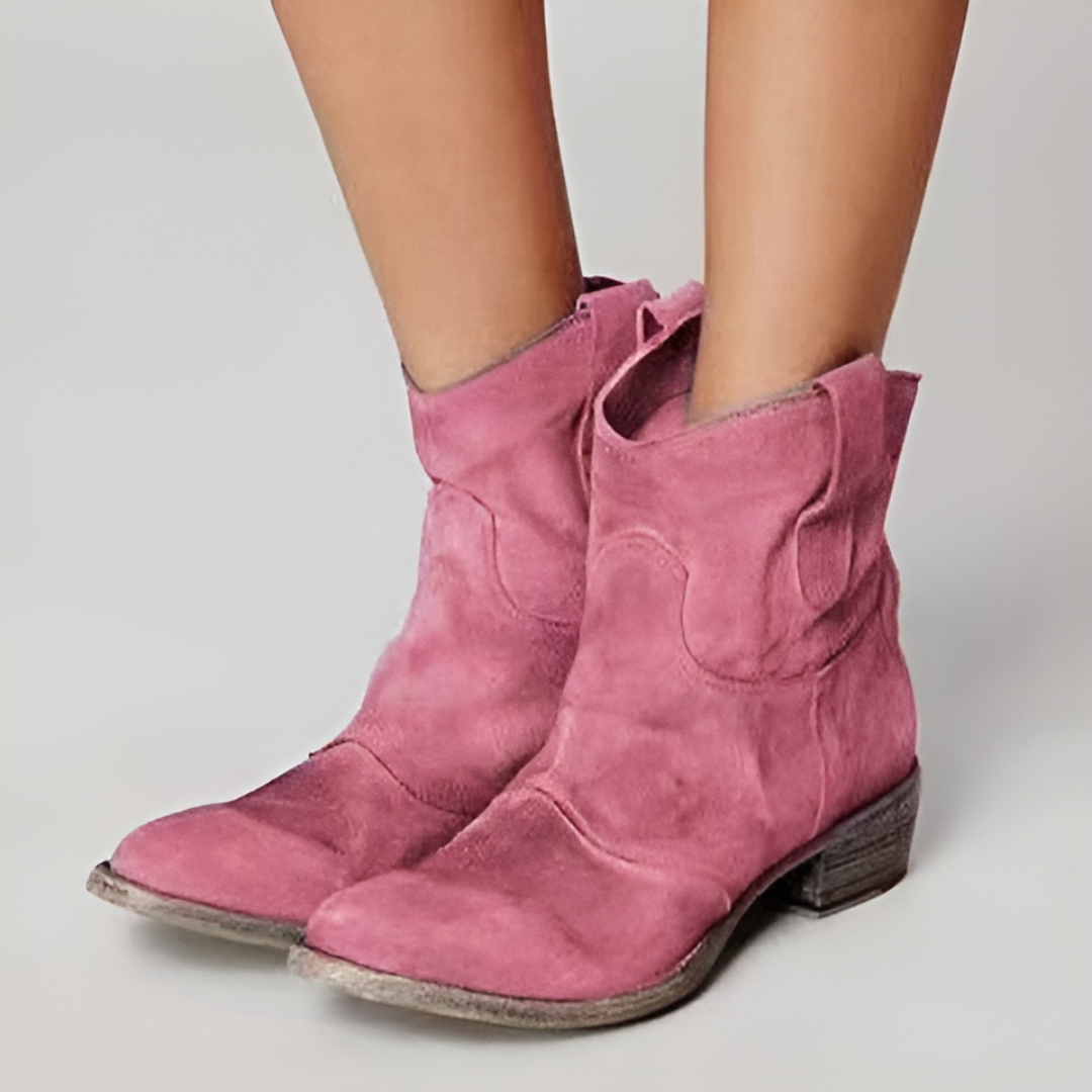 Boots for Women | Ankle-height Western Pull Tabs