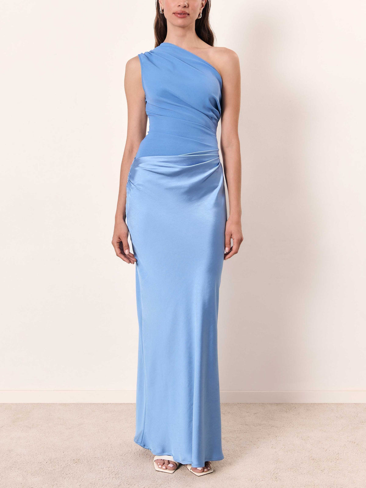 Women's Dress | One Shoulder Maxi Floor Length