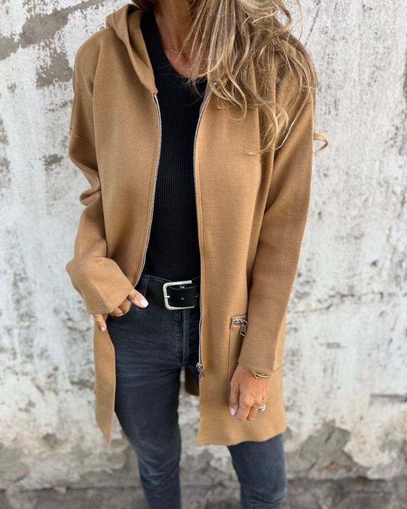 Women’s Cardigan | Hooded Long Sleeve