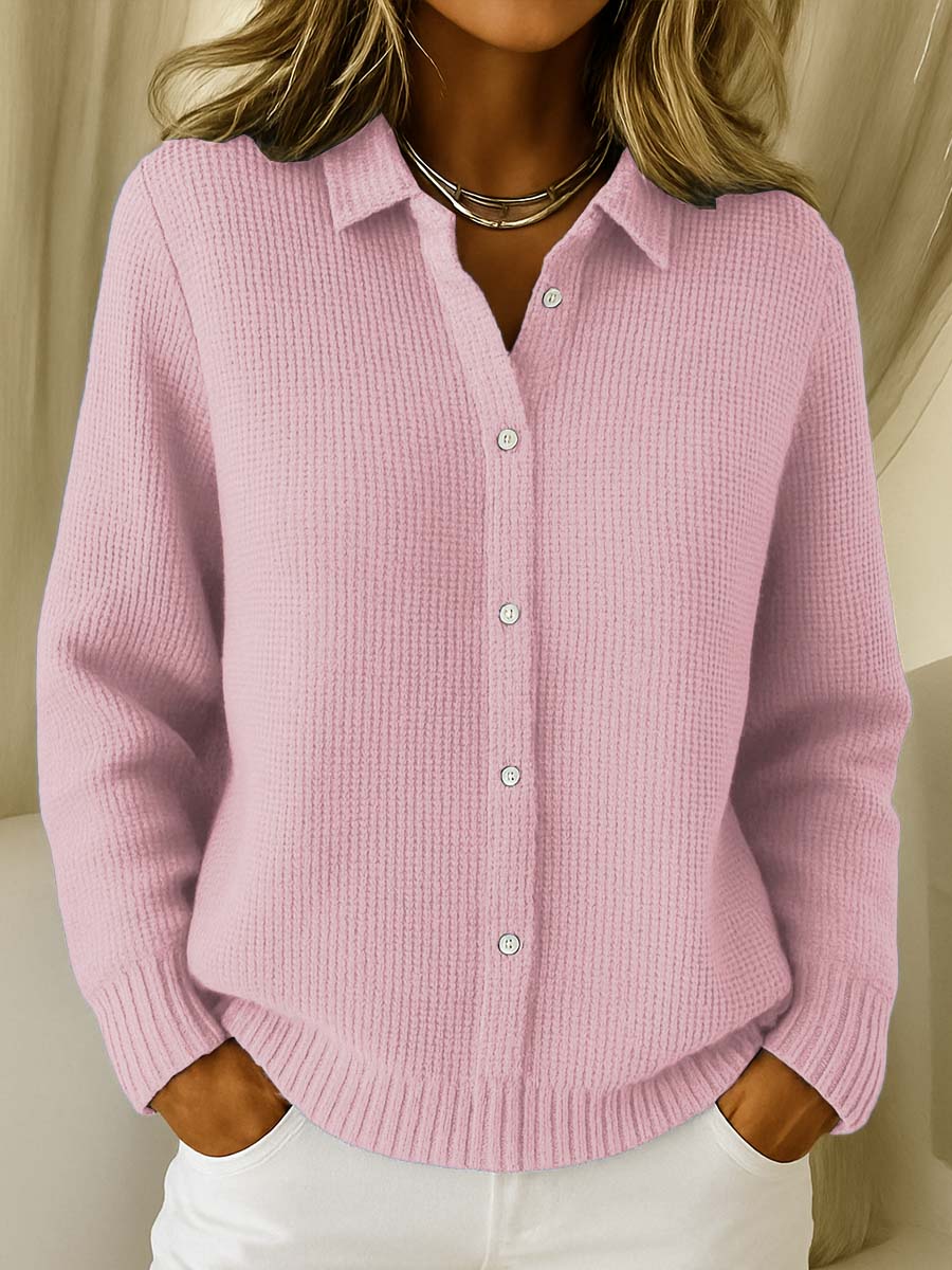 Women's Sweater | Full Button-Front Closure
