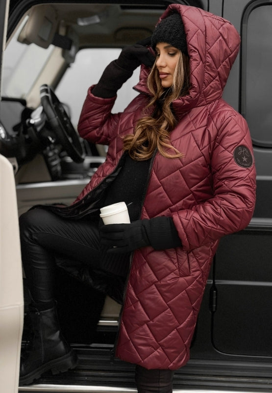 Women's Jacket | Stitched Diamond Panels