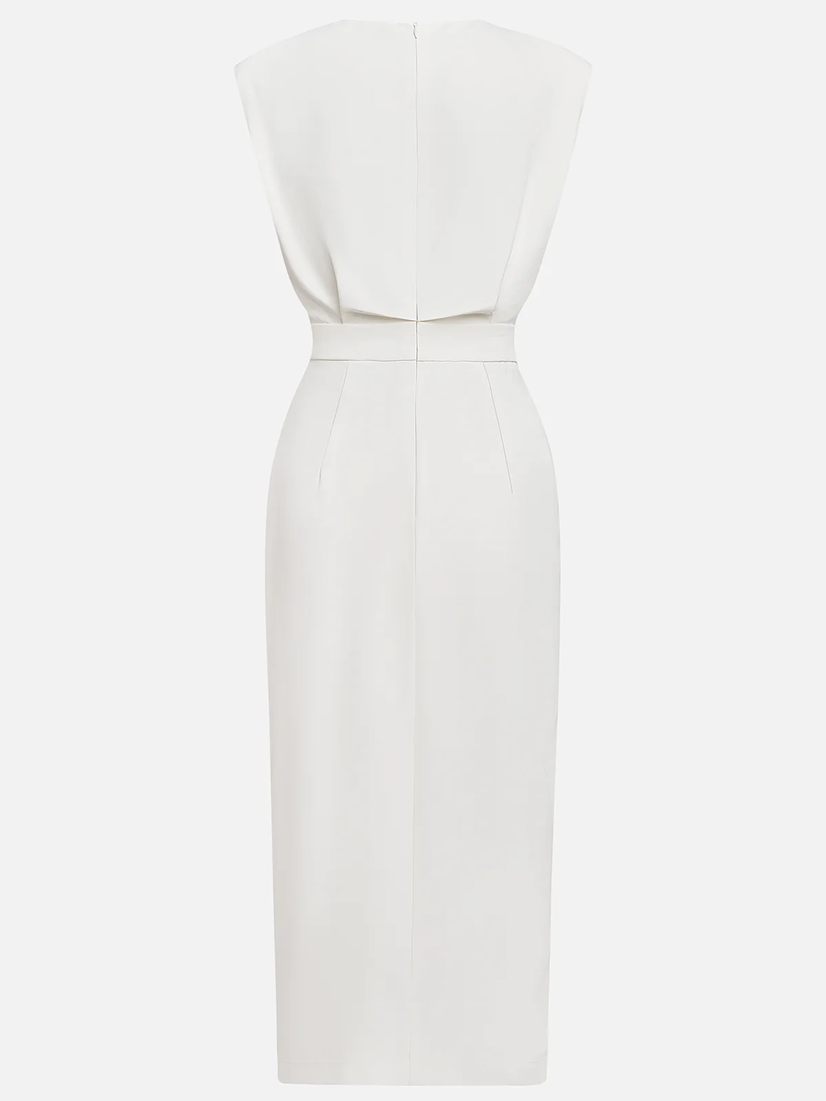 Women’s Dress | Sleeveless Side Button Midi