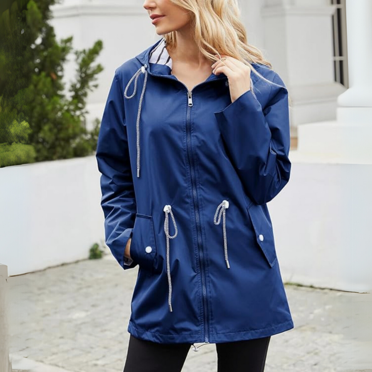 Women's Jacket | Waist Adjustable Drawstrings