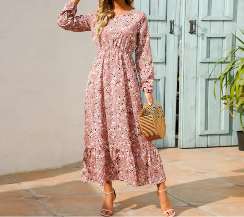 Women’s Dress | Floral Maxi Long Sleeve