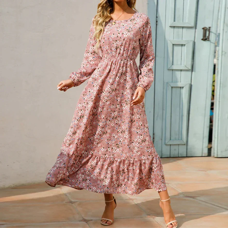Women’s Dress | Floral Maxi Long Sleeve
