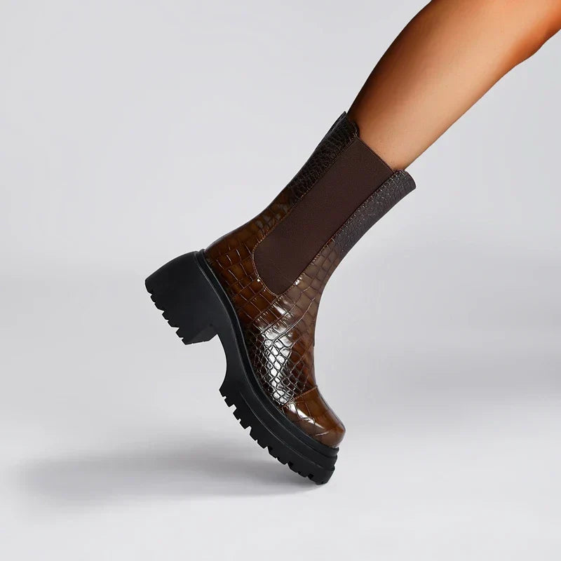 Boots For Women | Pull-On Ankle Boot With Lug Sole