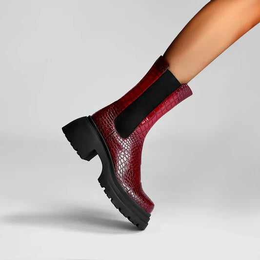 Boots For Women | Pull-On Ankle Boot With Lug Sole