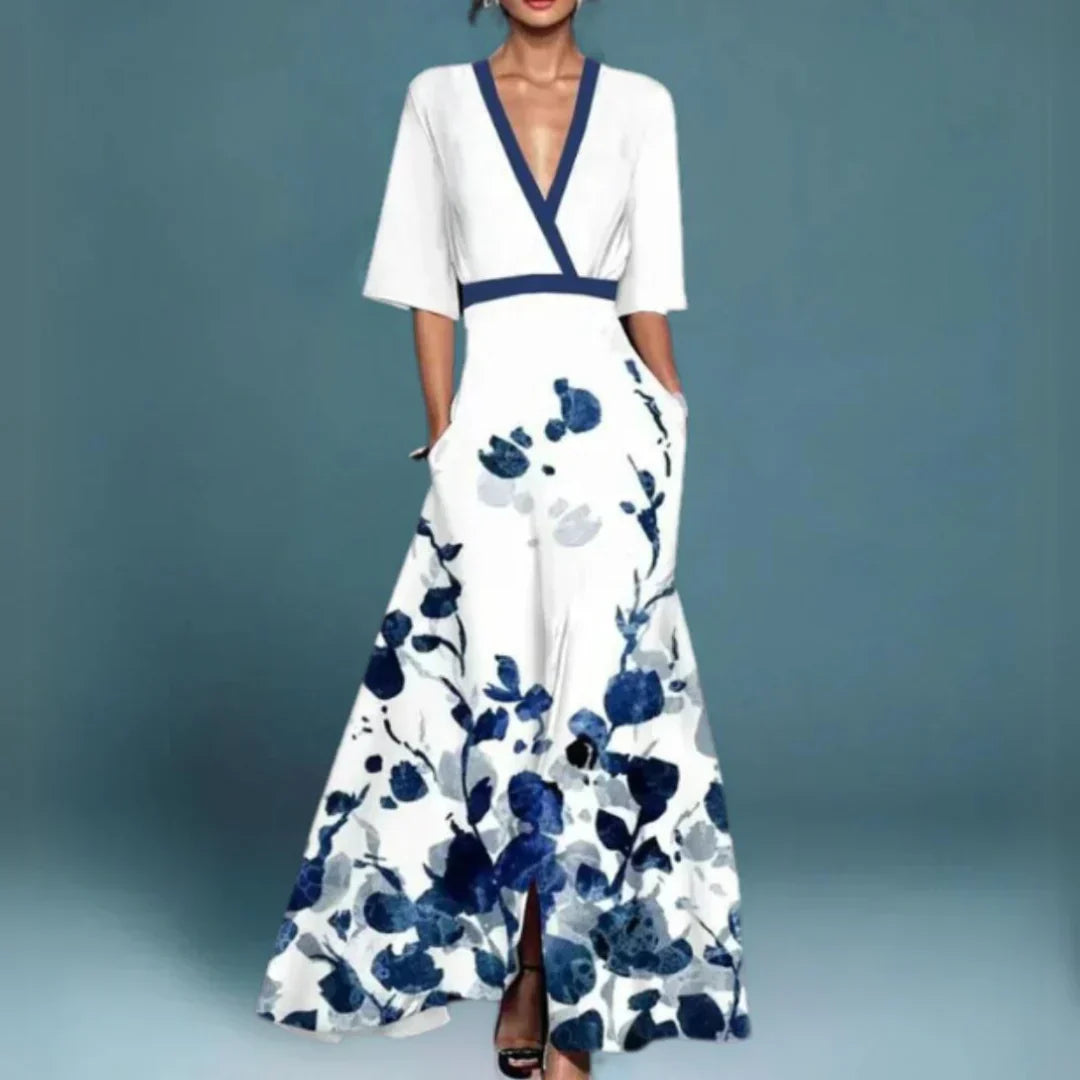 Women's Dress | Floral Maxi Wrap Style