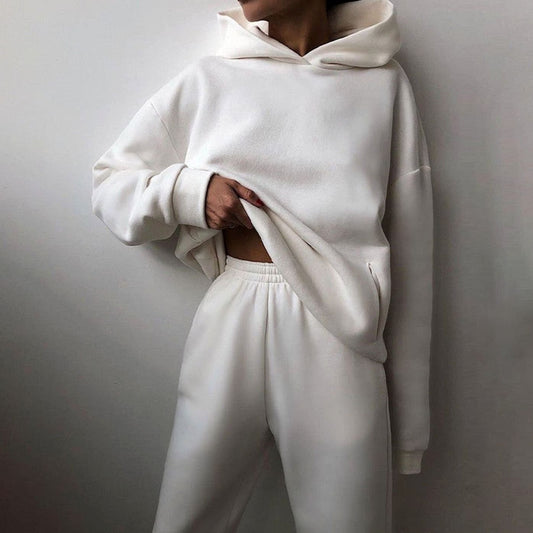 Aubrey | Women's Casual Loose-Fit Hoodie Jogger Two-Piece Set
