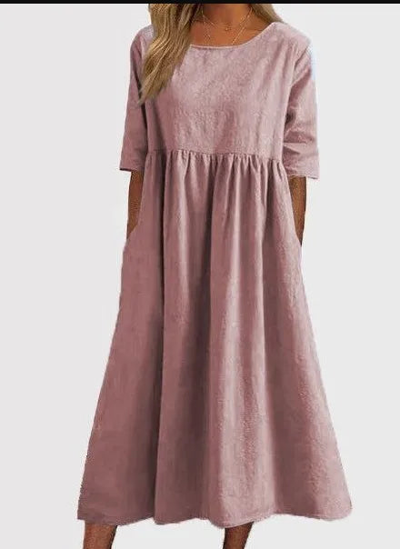 Women’s Dress | Midi Round Neck