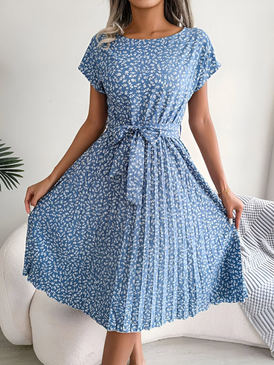 Women’s Dress | Pleated Tie Waist